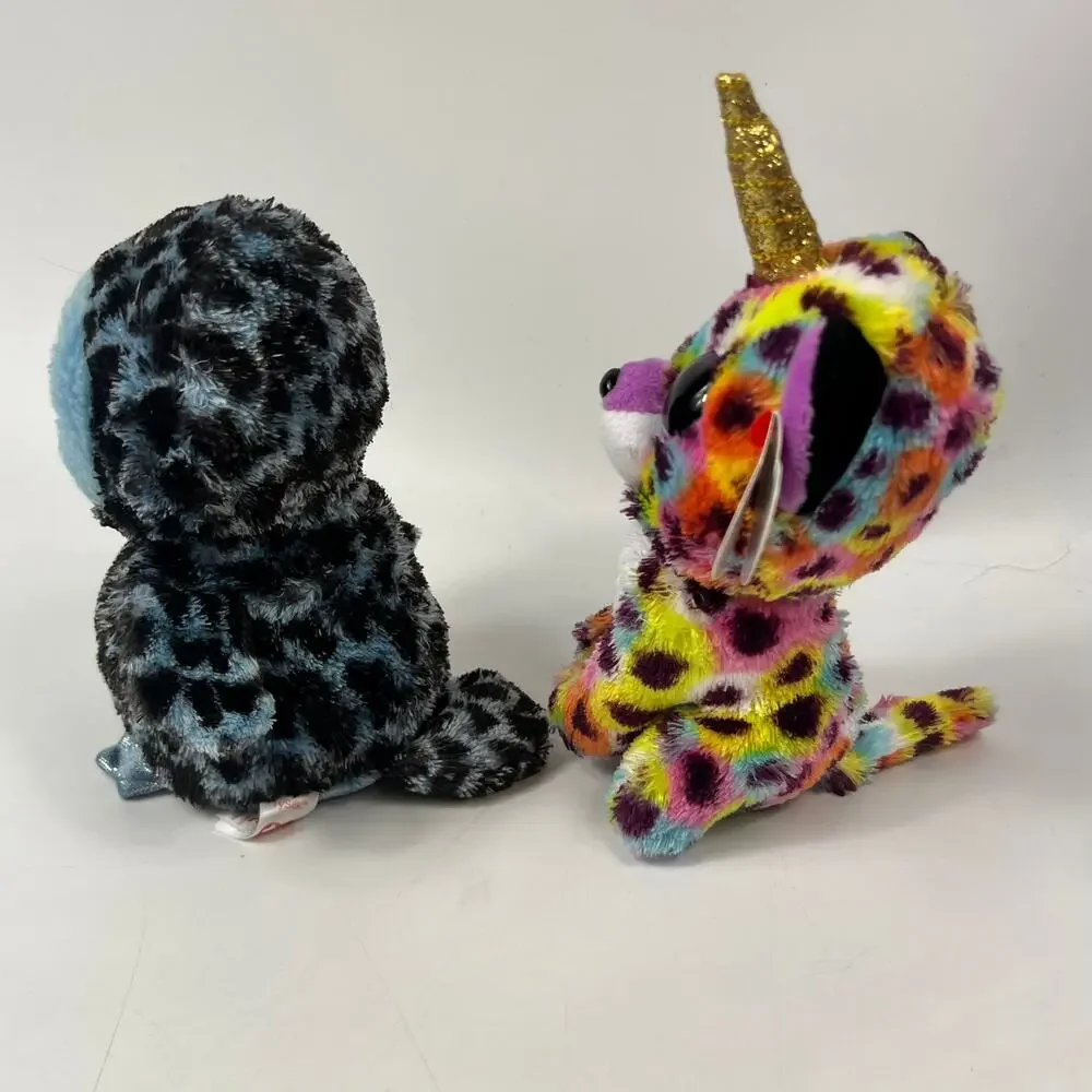 Ty Beanie Boos Plush Lot of 6 Giselle, Glamour, Yago & More Mixed Sizes Tags